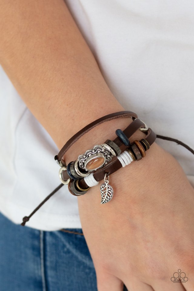 Mystically Mediterranean - Orange - Paparazzi Bracelet Image