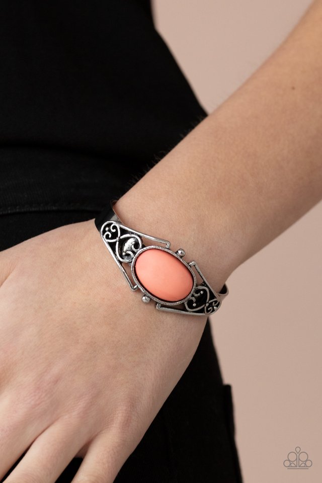 Springtime Trendsetter - Orange - Paparazzi Bracelet Image