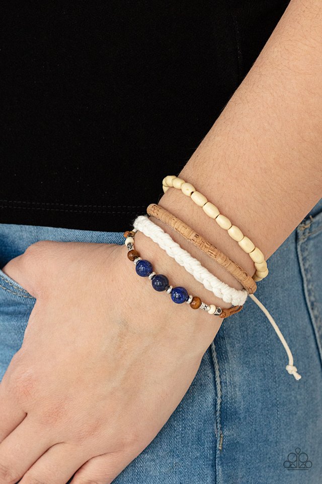 ​Natural-Born Navigator - Blue - Paparazzi Bracelet Image
