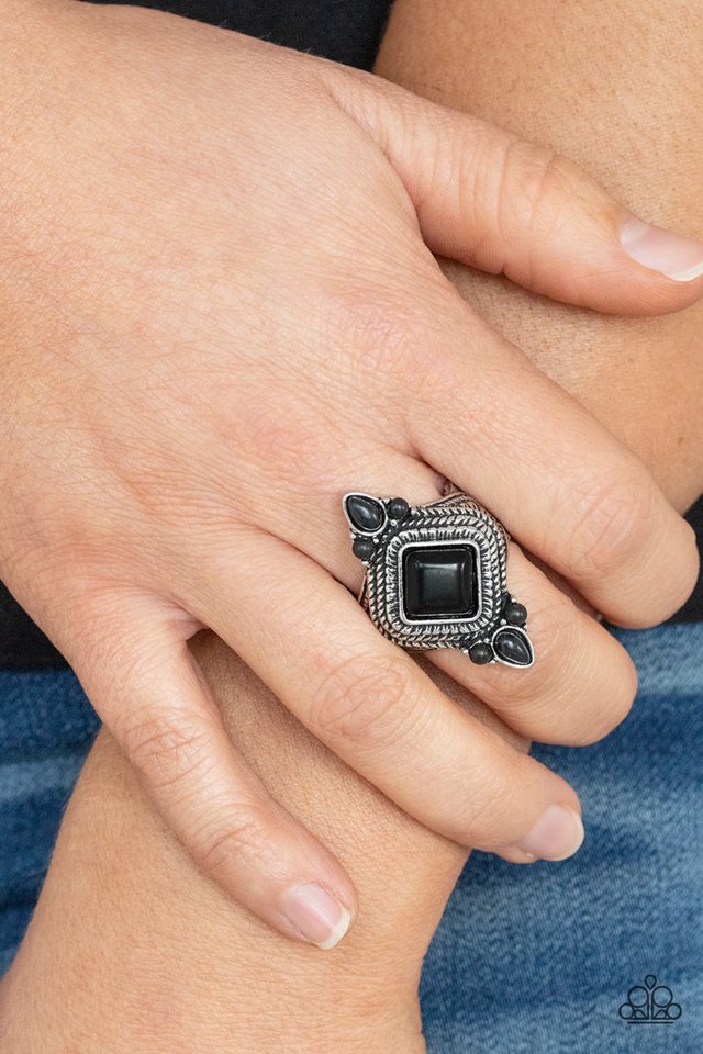 Mesa Mystic - Black - Paparazzi Ring Image