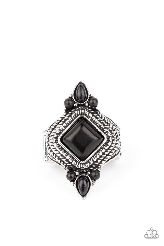 Mesa Mystic - Black - Paparazzi Ring Image