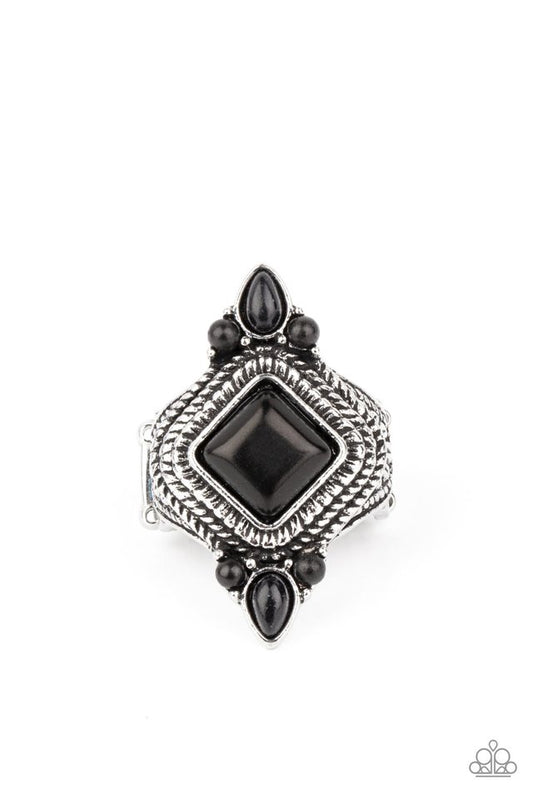 Mesa Mystic - Black - Paparazzi Ring Image