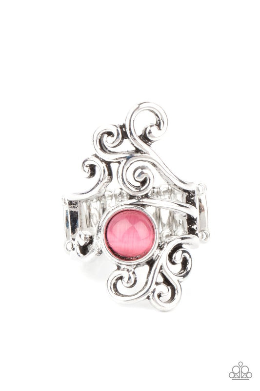 Glimmering Grapevines - Pink - Paparazzi Ring Image