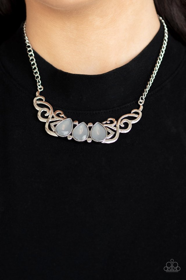 Heavenly Happenstance - Silver - Paparazzi Necklace Image