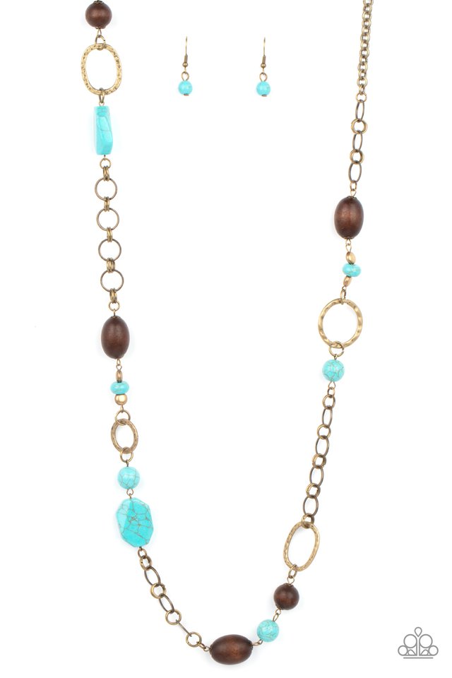 Prairie Reserve - Brass - Paparazzi Necklace Image