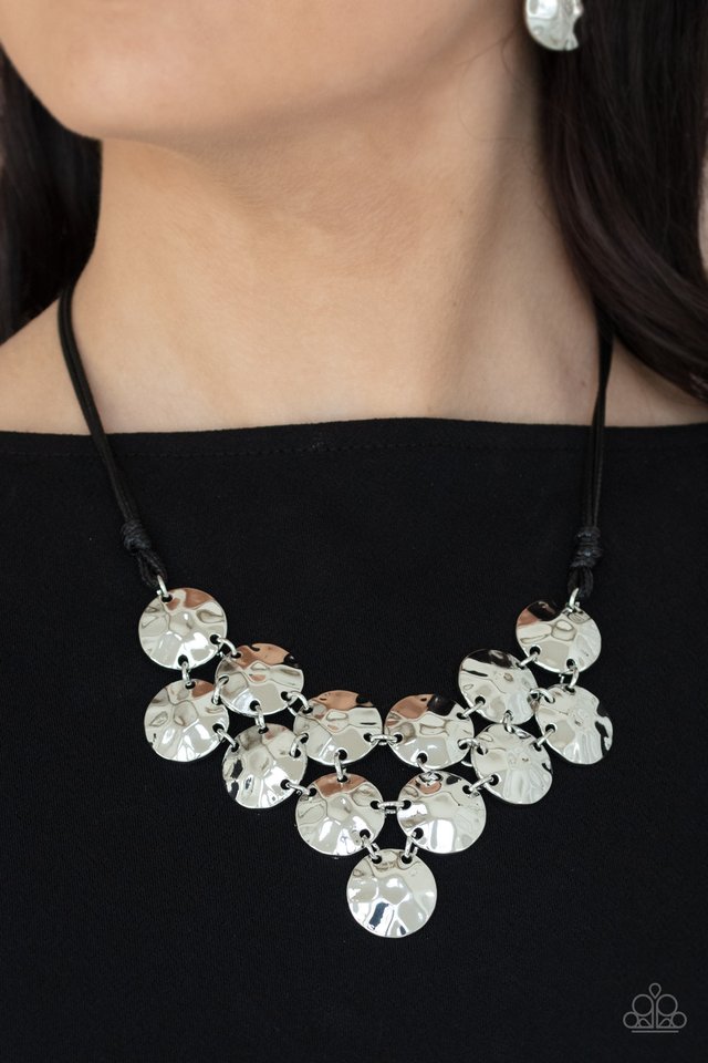 Token Treasure - Black - Paparazzi Necklace Image