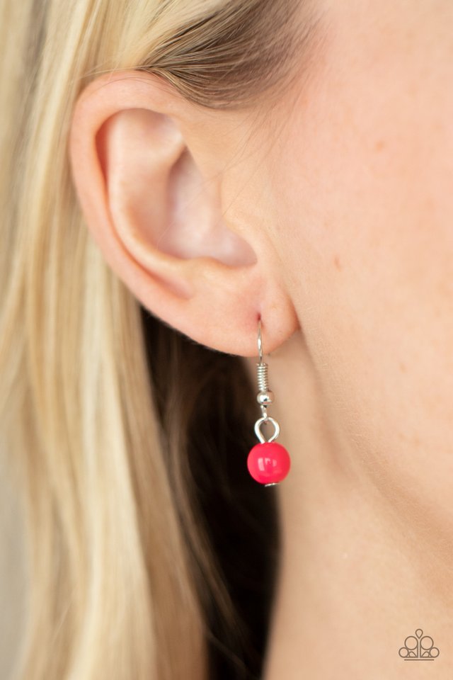 ​STAYCATION All I Ever Wanted - Pink - Paparazzi Necklace Image