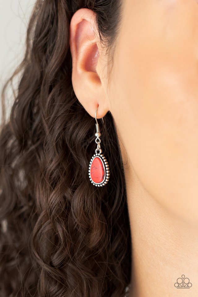 Elemental Eden - Red - Paparazzi Necklace Image