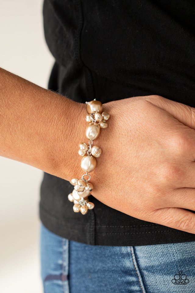 Imperfectly Perfect - Brown - Paparazzi Bracelet Image