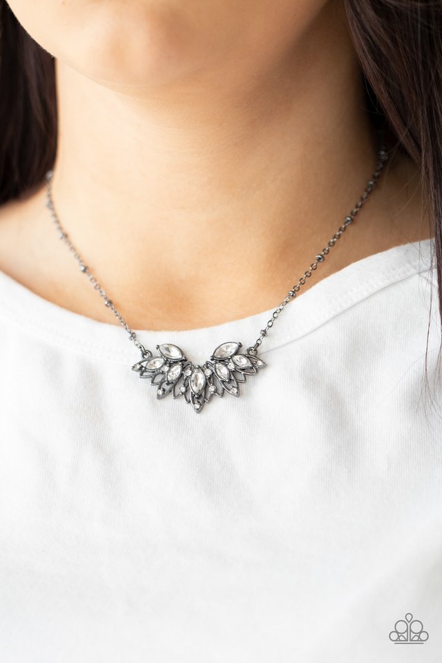 ​Deluxe Diadem - Black - Paparazzi Necklace Image