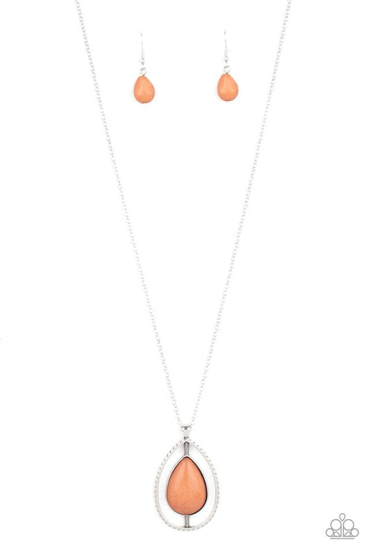 Here Today, PATAGONIA Tomorrow - Brown - Paparazzi Necklace Image