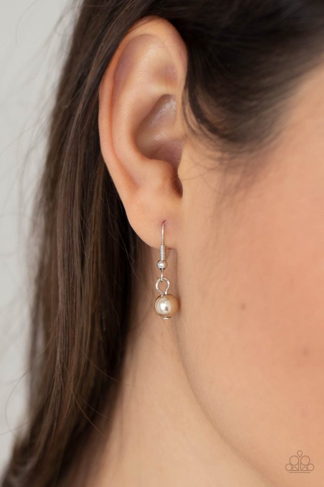 Tasseled Treasure - Brown - Paparazzi Necklace Image