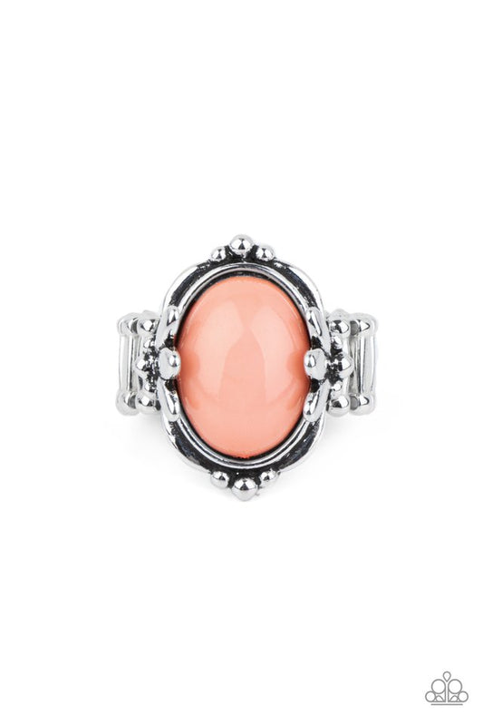 Springtime Splendor - Orange - Paparazzi Ring Image