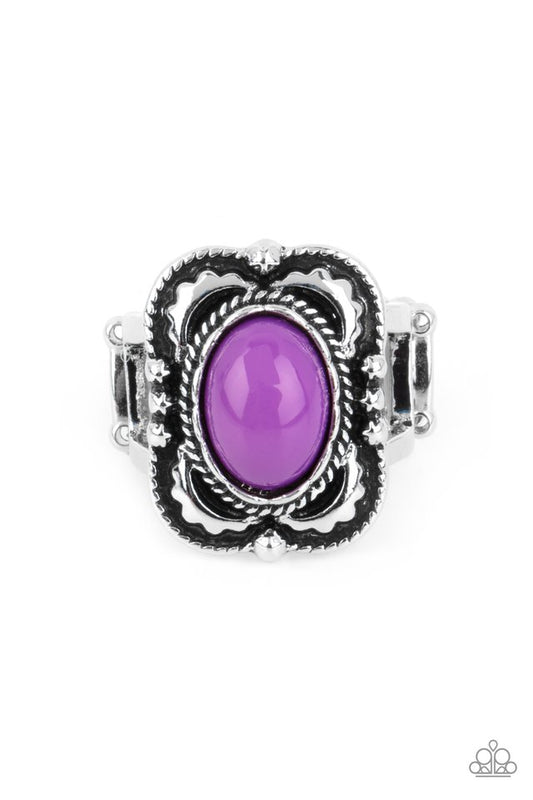 Vivaciously Vibrant - Purple - Paparazzi Ring Image