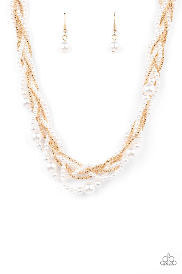 Royal Reminiscence - Gold - Paparazzi Necklace Image