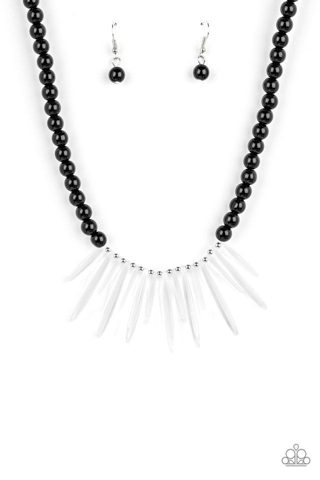 Icy Intimidation - Black - Paparazzi Necklace Image