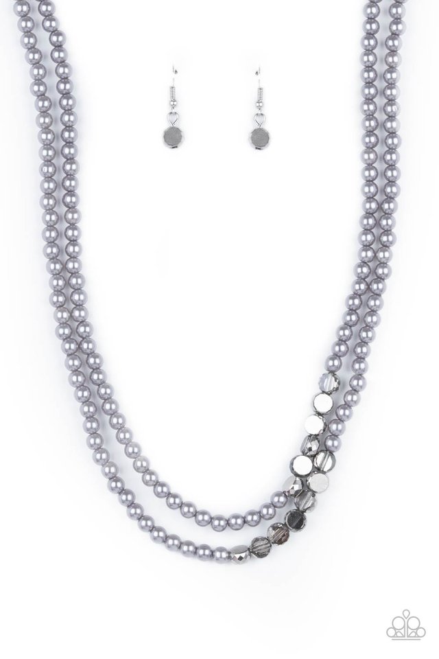 ​Poshly Petite - Silver - Paparazzi Necklace Image