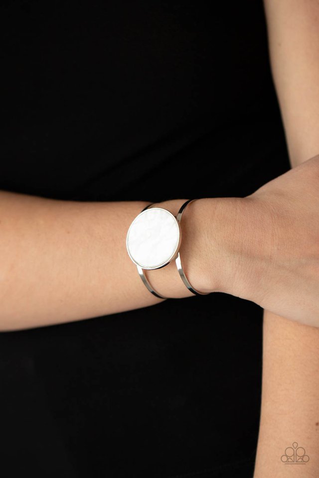 ​Colorful Cosmos - White - Paparazzi Bracelet Image
