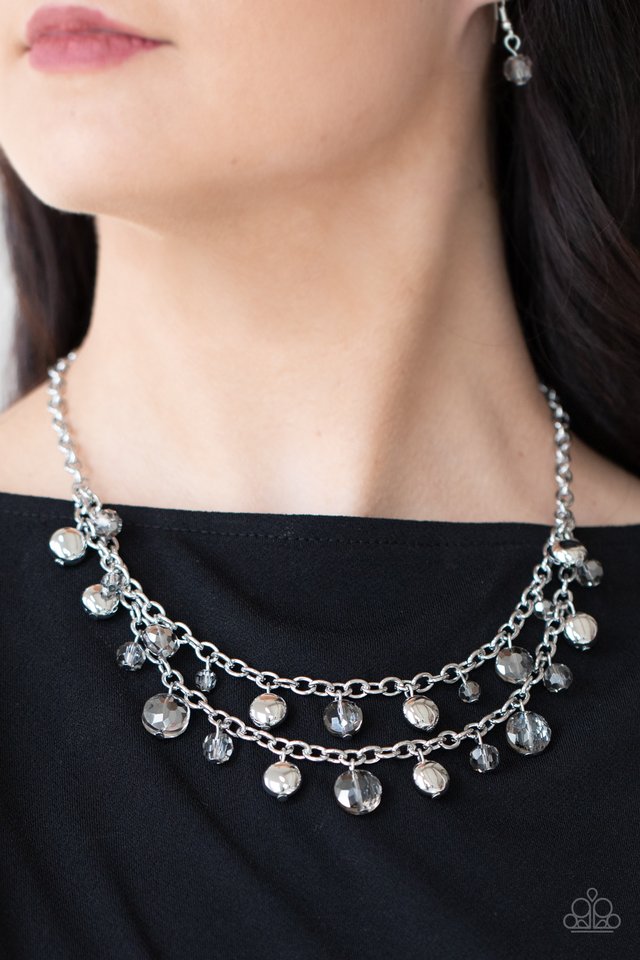 Ethereally Ensconced - Silver - Paparazzi Necklace Image