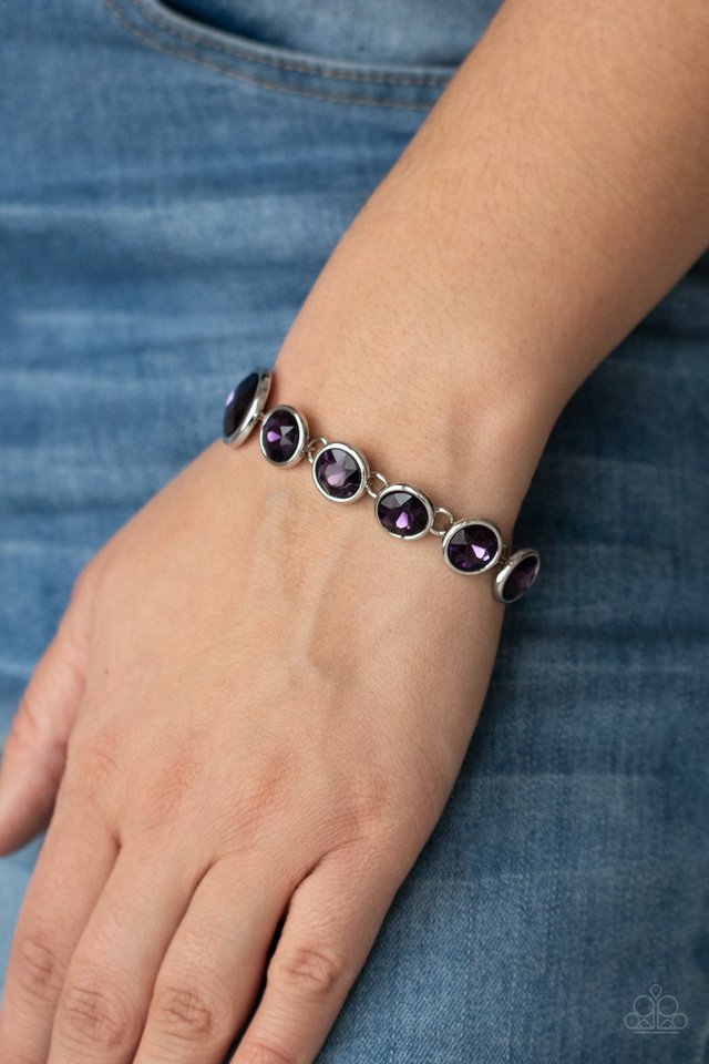 Lustrous Luminosity - Purple - Paparazzi Bracelet Image