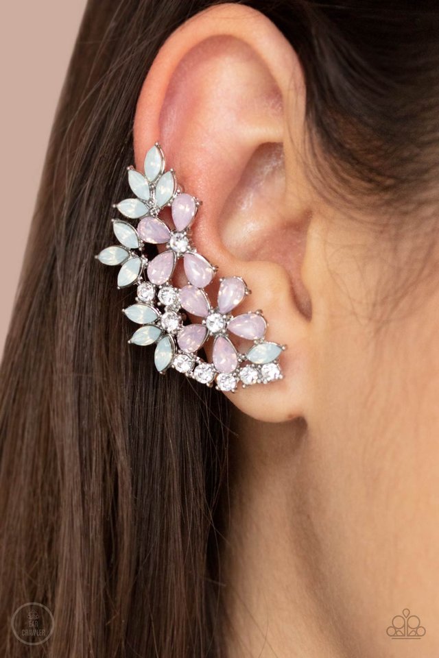 Garden Party Powerhouse - Pink - Paparazzi Earring Image