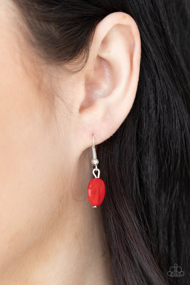 Light-Scattering Luminosity - Red - Paparazzi Necklace Image