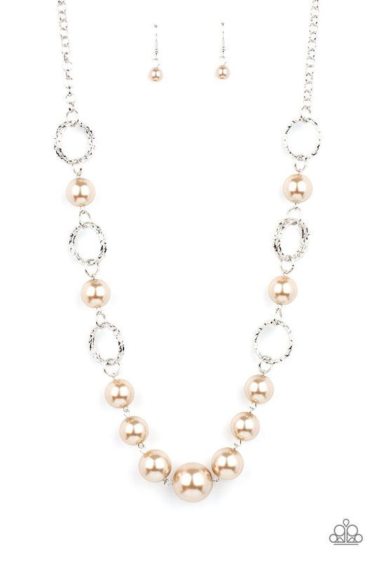 COUNTESS Me In - Brown - Paparazzi Necklace Image