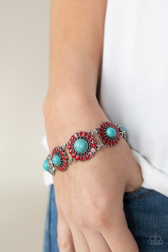 Bodaciously Badlands - Red - Paparazzi Bracelet Image