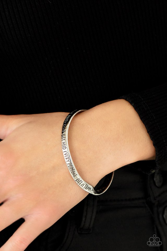 Perfect Present - Silver - Paparazzi Bracelet Image