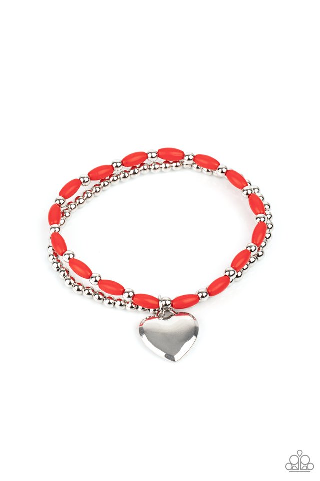 ​Candy Gram - Red - Paparazzi Bracelet Image