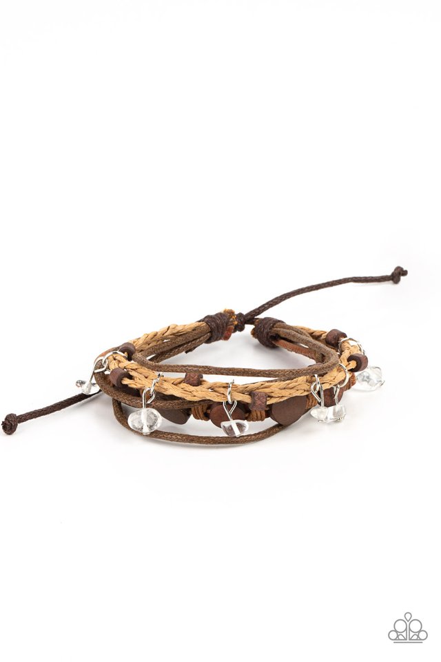 Run The Rapids - Brown - Paparazzi Bracelet Image