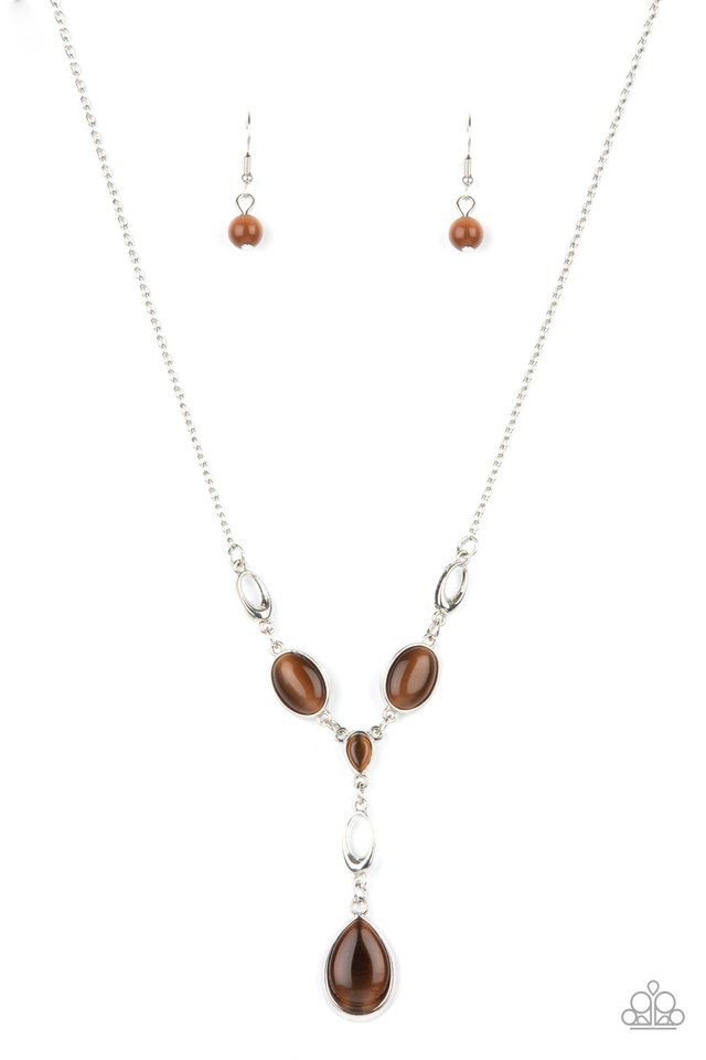 Ritzy Refinement - Brown - Paparazzi Necklace Image