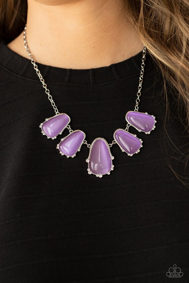 Newport Princess - Purple - Paparazzi Necklace Image