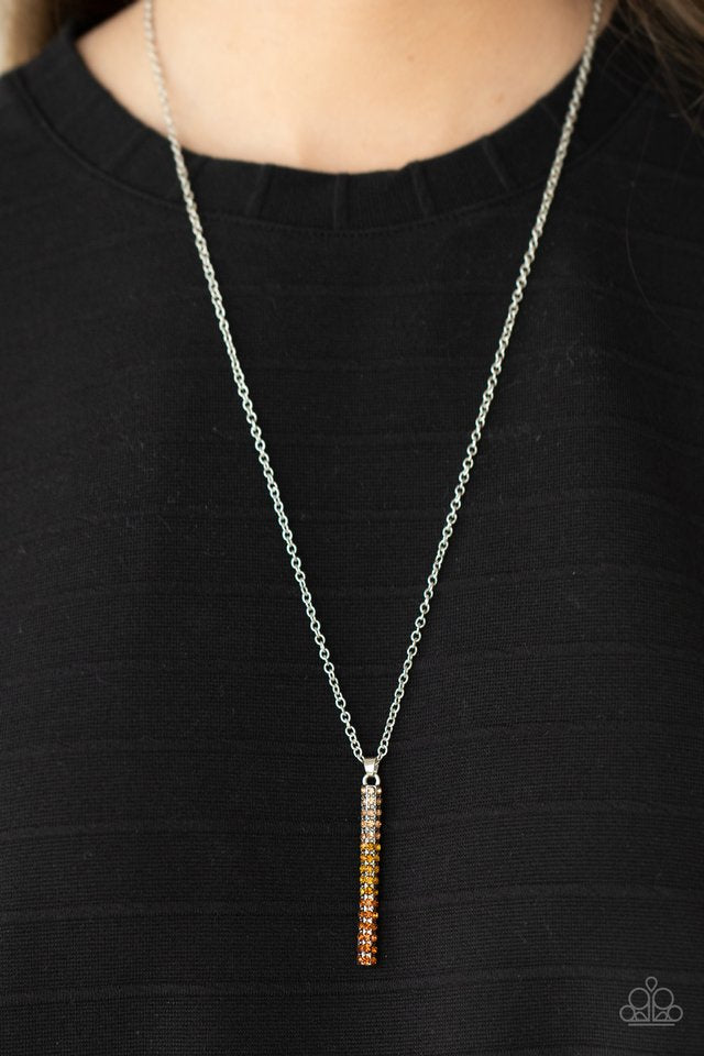 Tower Of Transcendence - Brown - Paparazzi Necklace Image
