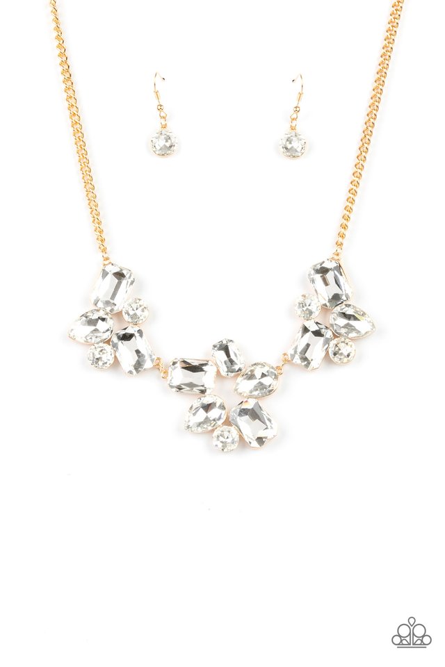 Galactic Goddess - Gold - Paparazzi Necklace Image