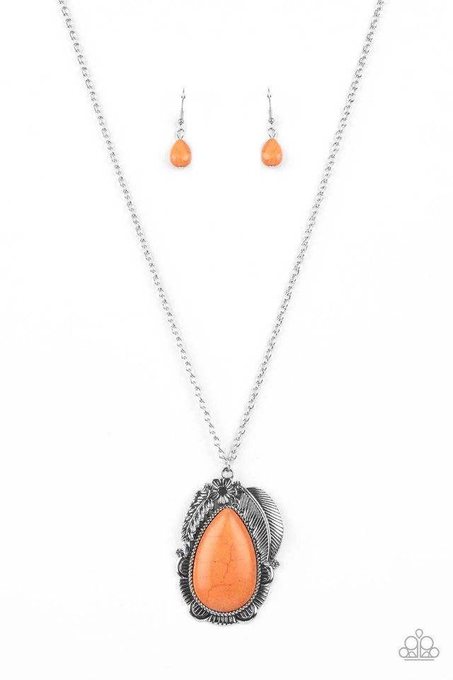 Tropical Mirage - Orange - Paparazzi Necklace Image