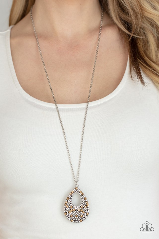 ​​High Society Stargazing - Brown - Paparazzi Necklace Image