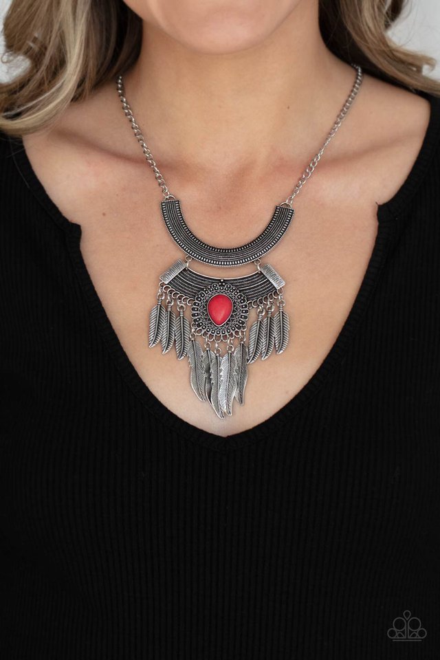 Desert Devotion - Red - Paparazzi Necklace Image