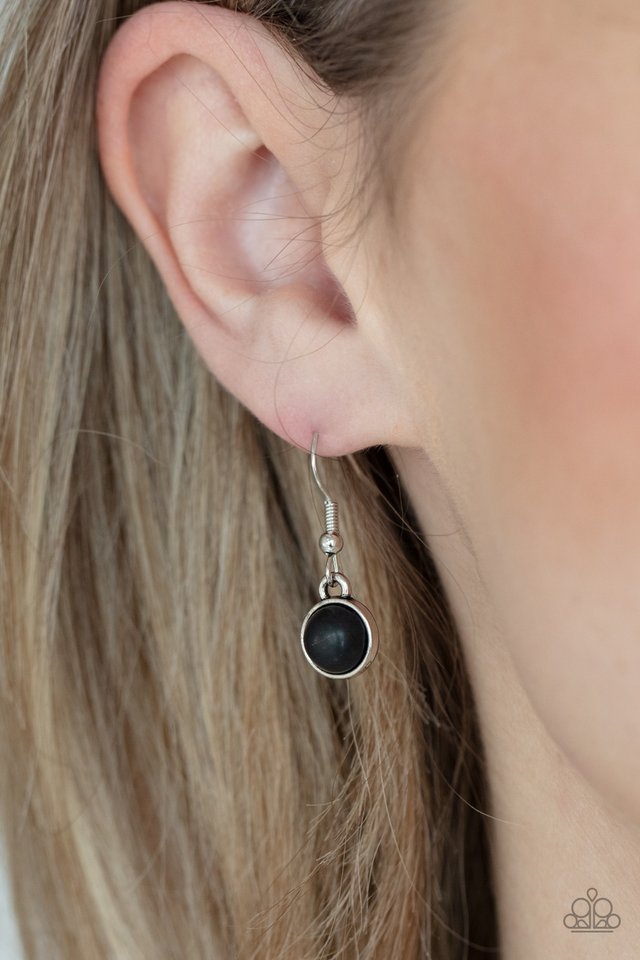 Heavenly Teardrops - Black - Paparazzi Necklace Image