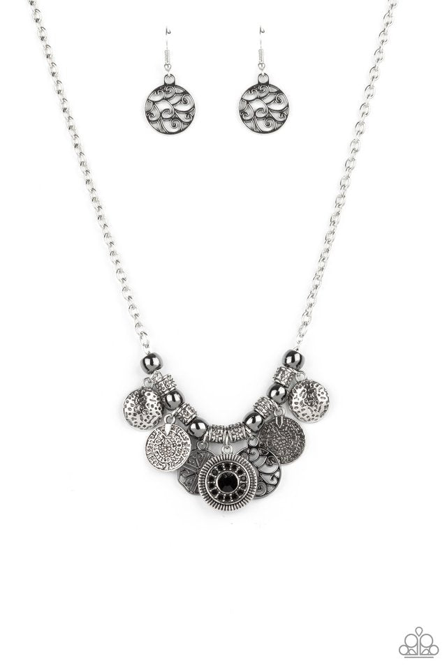 To Coin A Phrase - Black - Paparazzi Necklace Image