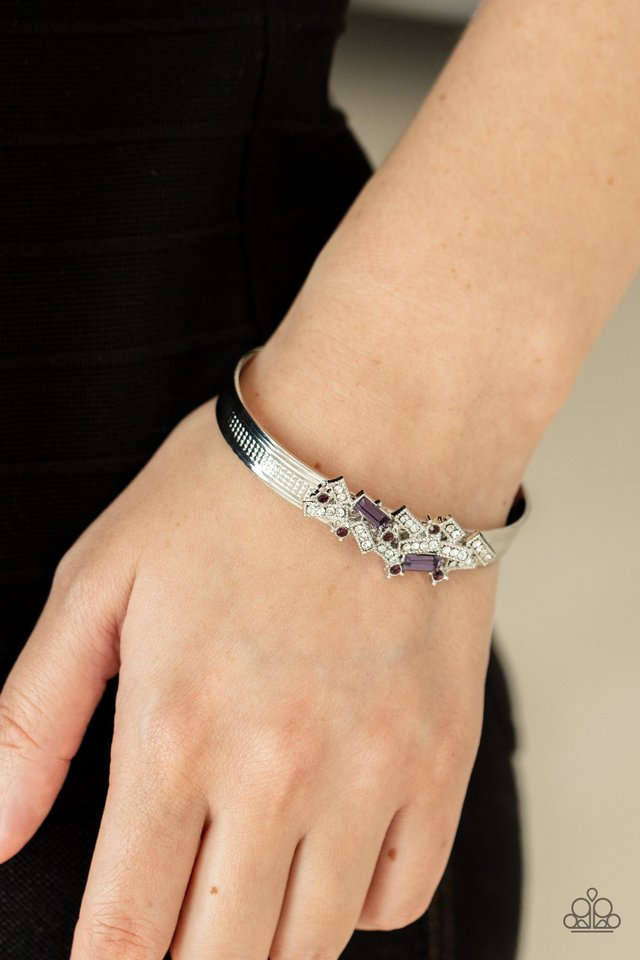 A Chic Clique - Purple - Paparazzi Bracelet Image