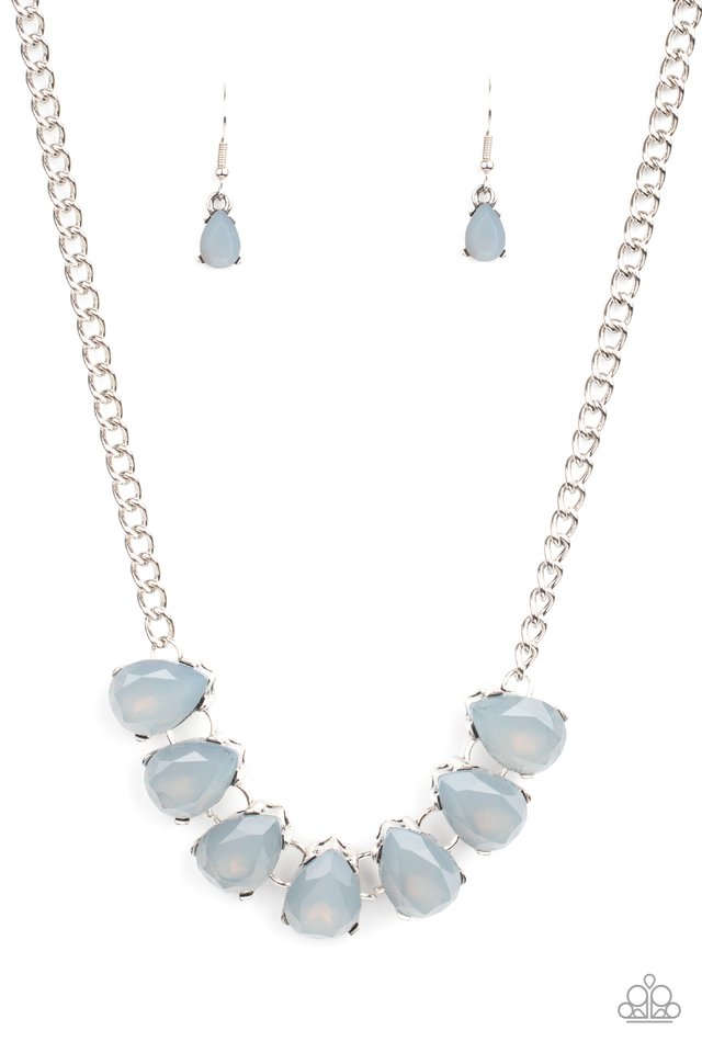 ​Above The Clouds - Silver - Paparazzi Necklace Image