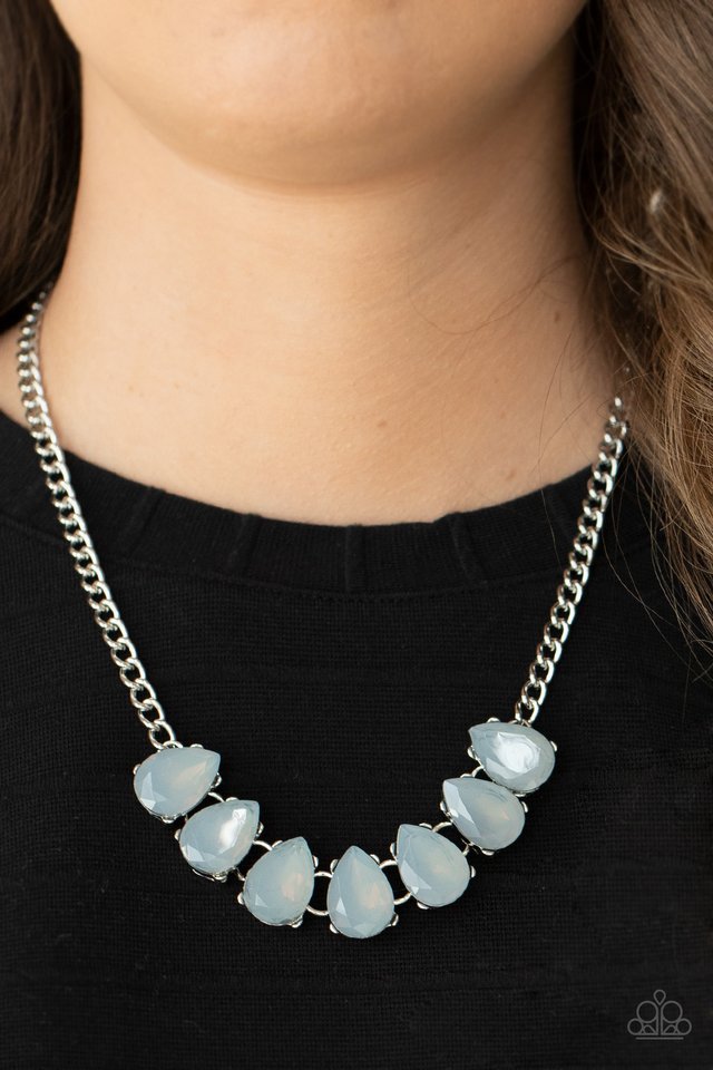 ​Above The Clouds - Silver - Paparazzi Necklace Image