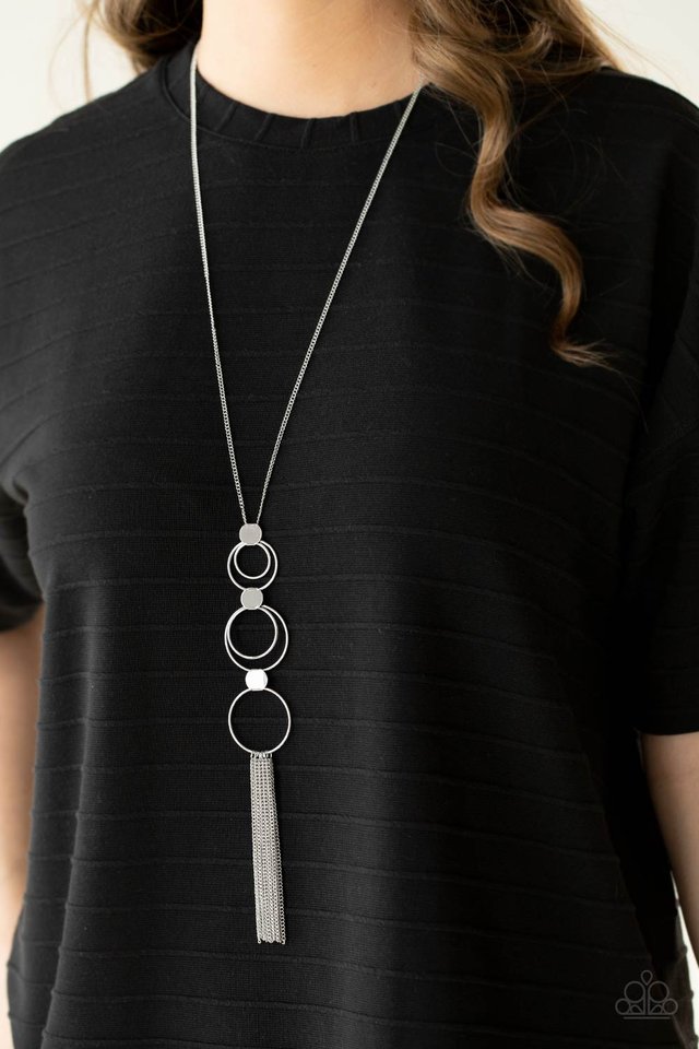 ​Join The Circle - Silver - Paparazzi Necklace Image