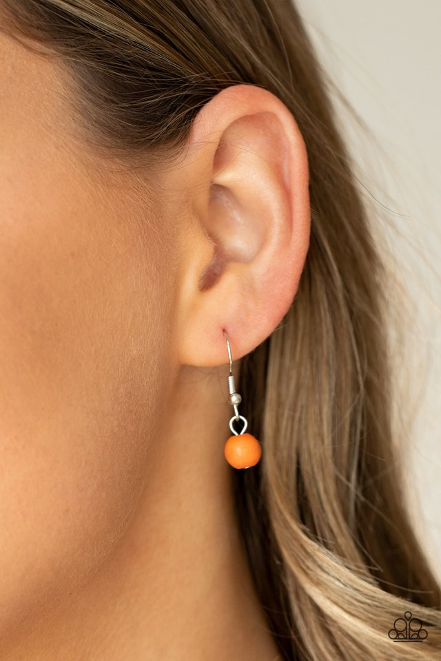 ​Stone Prairies - Orange - Paparazzi Necklace Image