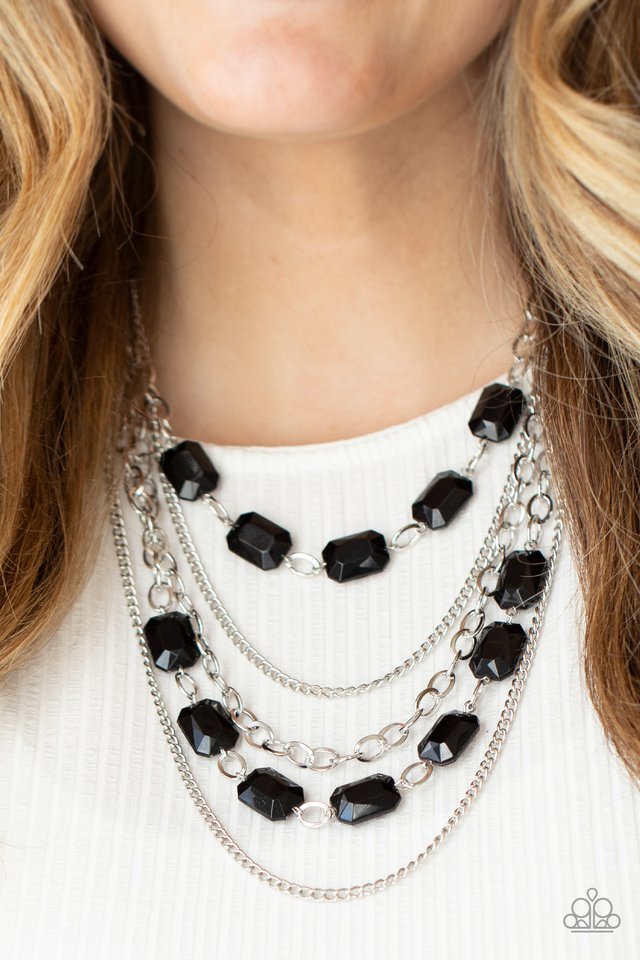 Standout Strands - Black - Paparazzi Necklace Image