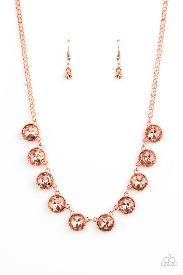 Mystical Majesty - Copper - Paparazzi Necklace Image