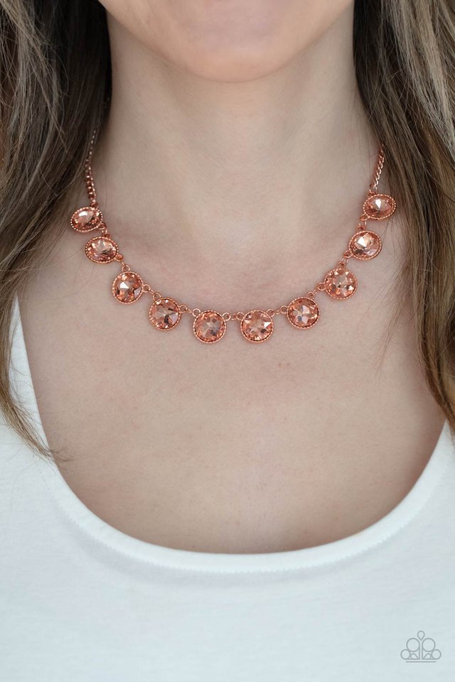 Mystical Majesty - Copper - Paparazzi Necklace Image