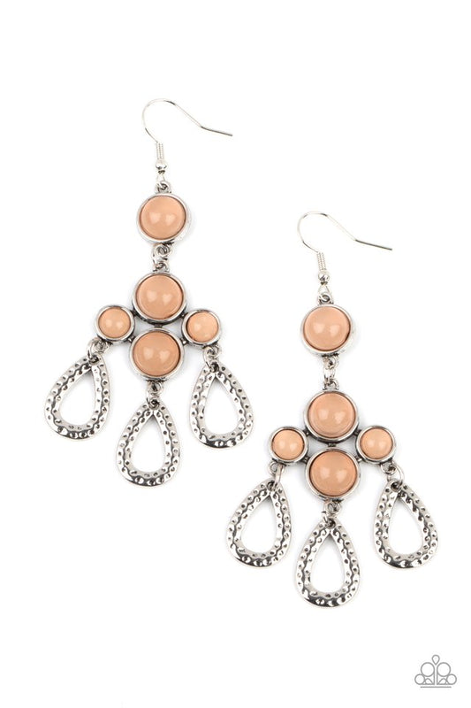 Mediterranean Magic - Brown - Paparazzi Earring Image