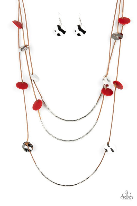 Alluring Luxe - Red - Paparazzi Necklace Image